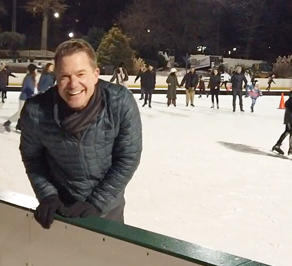 Skating in Wollman Rink in Central Park